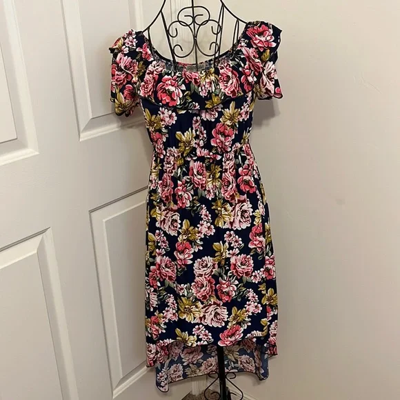 Forever 21 Dresses New Young Usa Floral Flowers Stretch Dress